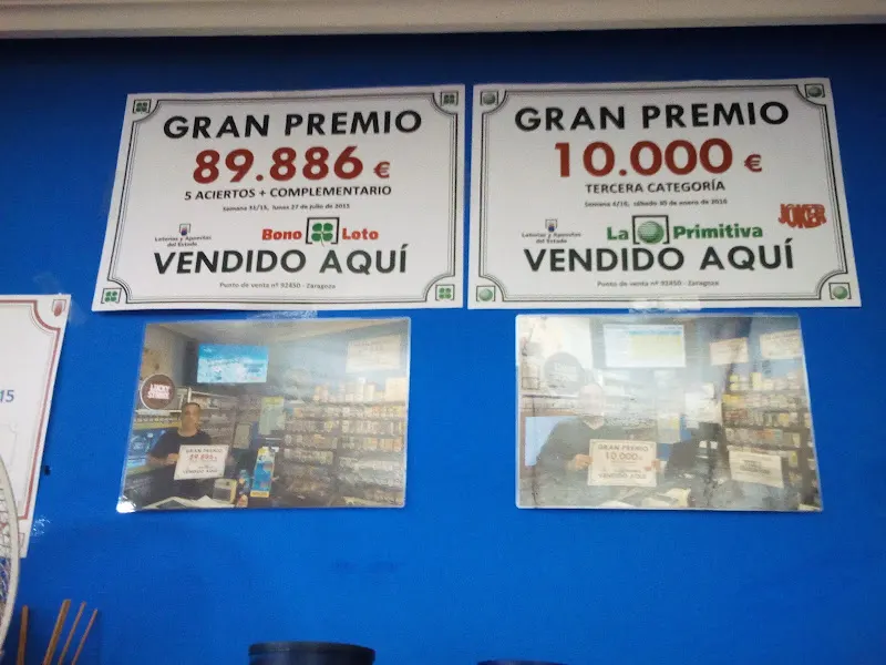 Estanco 33. Expendeduria Tabaco y Timbre. Loterias y Apuestas del Estado. Punto entrega Correos y Amazon